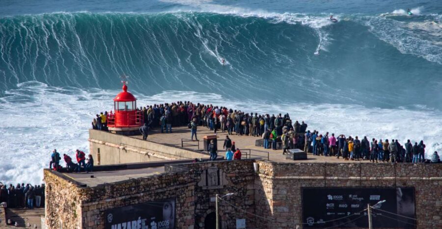 From Lisbon: Nazare and Sintra Private Tour - Praia do Norte Cliffs: Your Best Shot at the Big-Wave Story