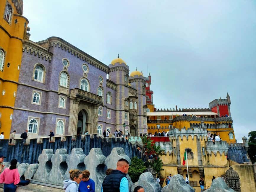 From Lisbon: Sintra, Pena Palace, Regaleira, Guided Day Tour - Pena Palace gardens, then the “4 hours later” ticket move