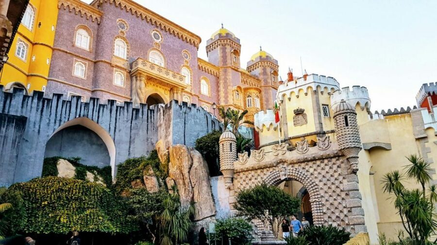 From Lisbon: Tour Sintra, Pena Palace, Regaleira and Cascais - The return road: Belém Tower, Jerónimos, and the April 25 Bridge