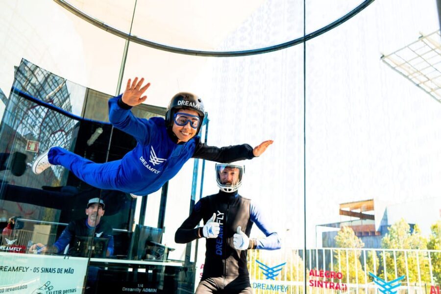 Lisbon/Sintra: Indoor Skydiving Experience - DreamFly Wind Tunnel: What Indoor Skydiving Feels Like
