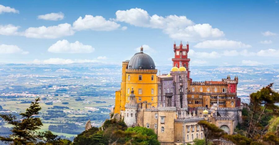 Sintra: Pena Palace and Park Entrance Ticket - Getting there from Lisbon: train plus bus is the easiest path