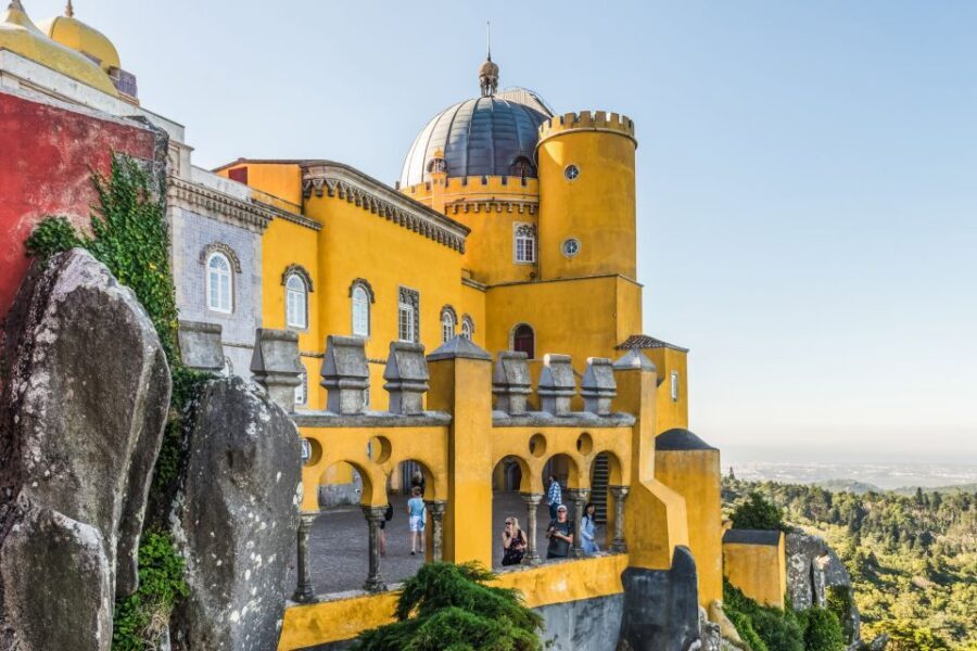 Sintra: Pena Palace and Park Entrance Ticket - The imaginary castle ring: battlements, watchtowers, tunnels, drawbridge-style moments
