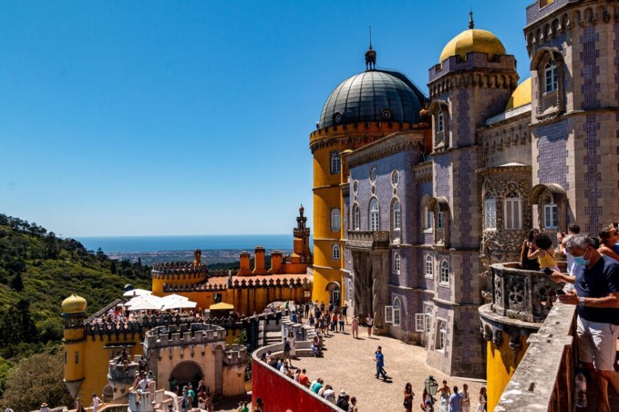 Sintra: Pena Palce + Cabo da Roca + Cascais from Lisbon - Palácio Nacional da Pena: Tickets, Terraces, and Photo-Ready Timing